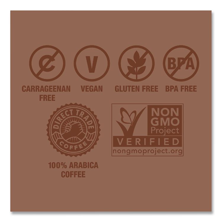 Cold Brew Coffee with Almond Milk, XX Espresso, 10.5 oz Bottle, 8/Pack
