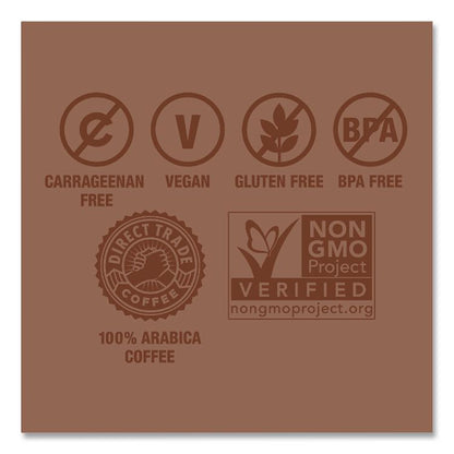 Cold Brew Coffee with Almond Milk, XX Espresso, 10.5 oz Bottle, 8/Pack