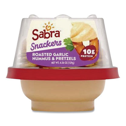 Classic Hummus with Pretzel, 4.56 oz Cup, 6 Cups/Pack