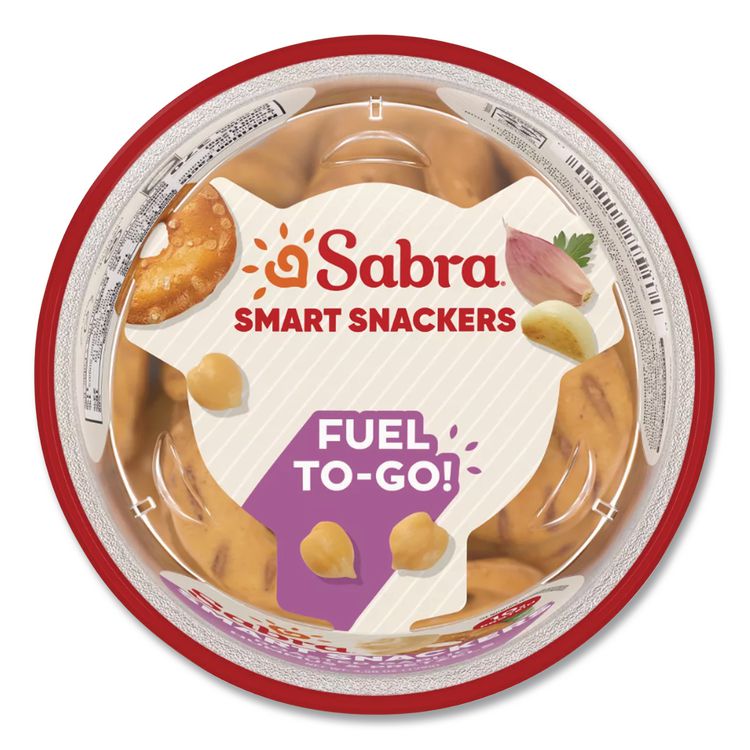 Classic Hummus with Pretzel, 4.56 oz Cup, 6 Cups/Pack
