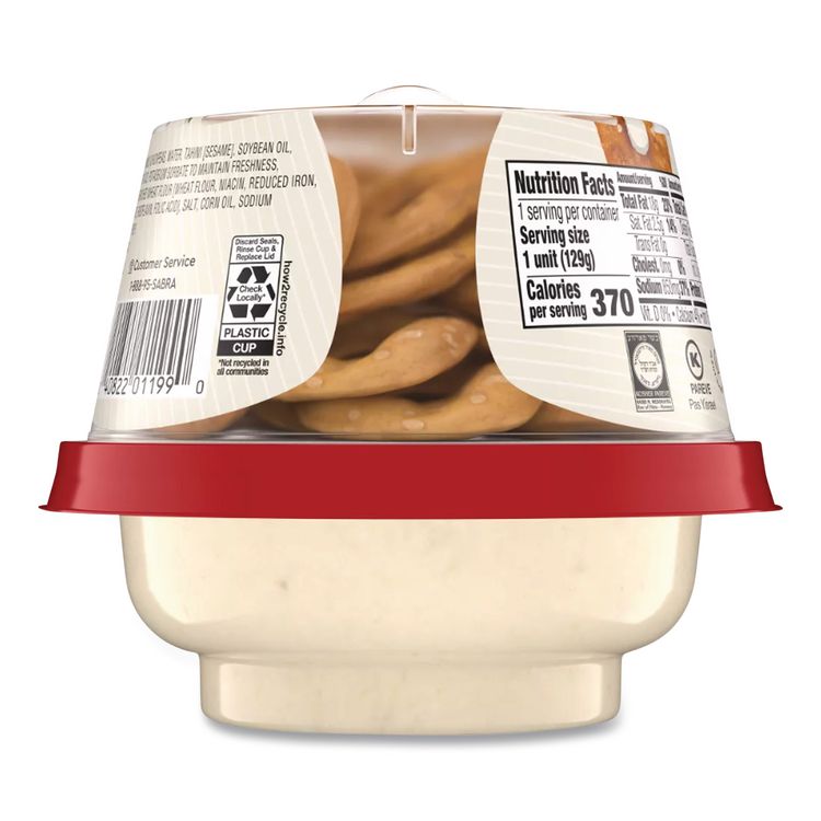 Classic Hummus with Pretzel, 4.56 oz Cup, 6 Cups/Pack