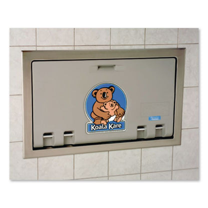 825 Front Label for KB100, KB101, 10 x 11.13, Blue/Brown/White/Black