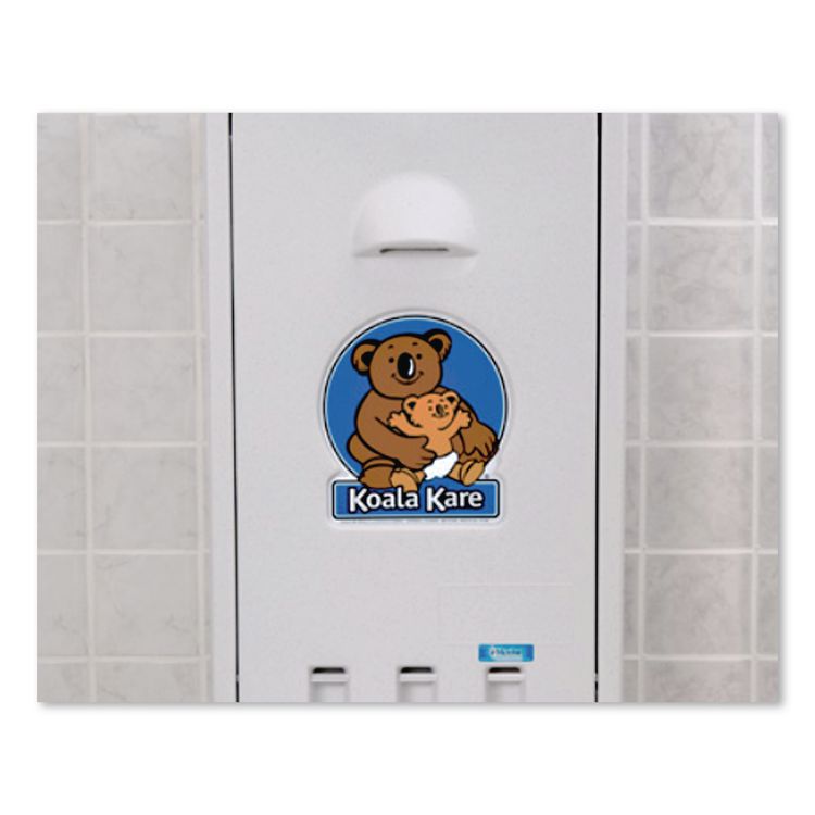 825 Front Label for KB100, KB101, 10 x 11.13, Blue/Brown/White/Black