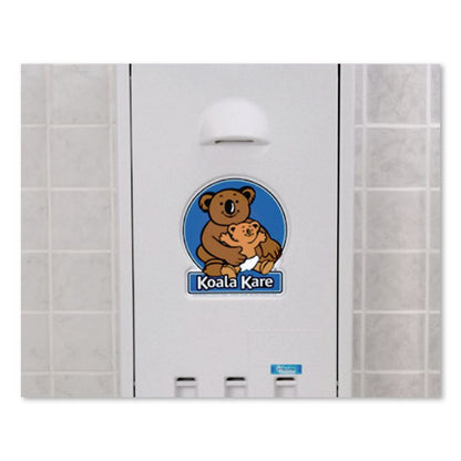825 Front Label for KB100, KB101, 10 x 11.13, Blue/Brown/White/Black