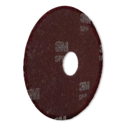Surface Prep Floor Pads, 14" Diameter, Brown, 10/Carton