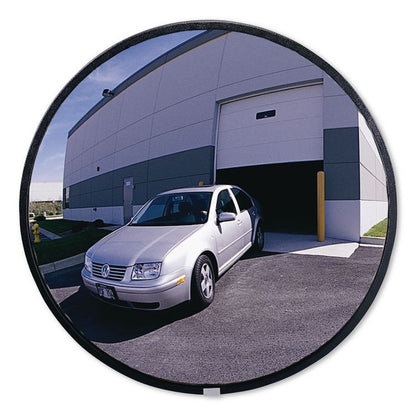 Round 160 degree Heavy-Duty Plexiglas Convex Security Mirror, 18" Diameter