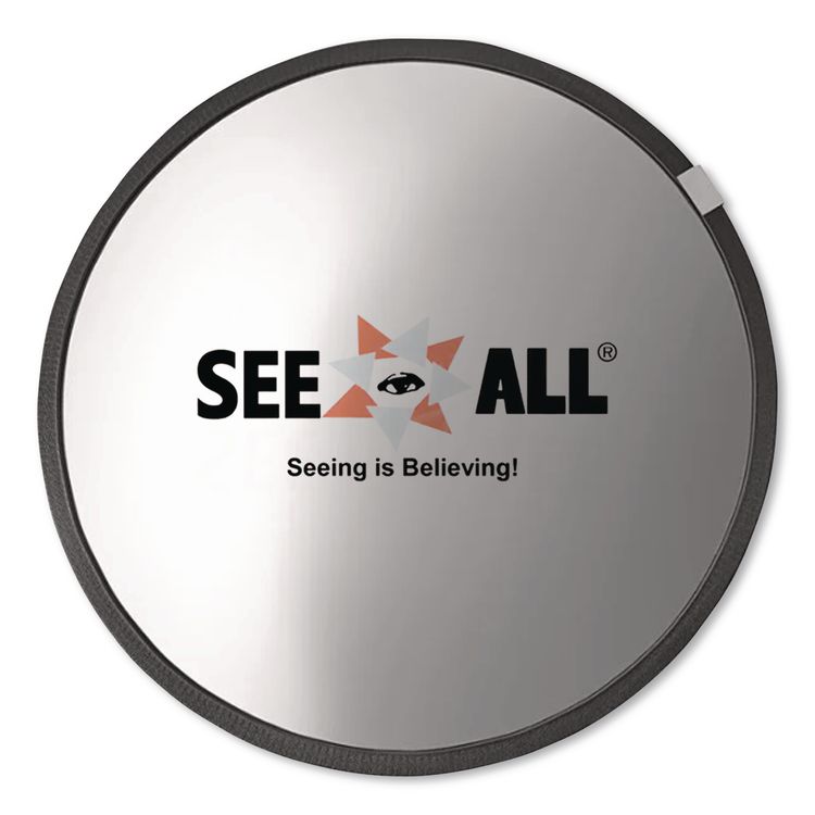 Round 160 degree Heavy-Duty Plexiglas Convex Security Mirror, 18" Diameter