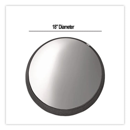 Round 160 degree Heavy-Duty Plexiglas Convex Security Mirror, 18" Diameter