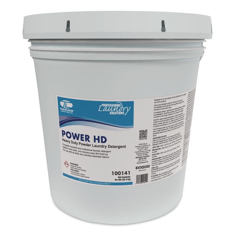 Power HD Detergent, Fresh Scent, 45 lb Pail