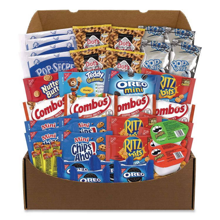 Quarantine Snack Box, 42 Assorted Snacks/Box, 5 lb Box