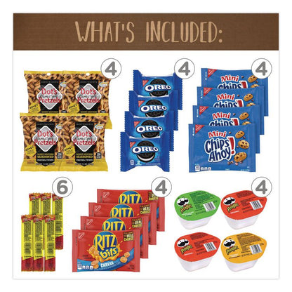 Quarantine Snack Box, 42 Assorted Snacks/Box, 5 lb Box
