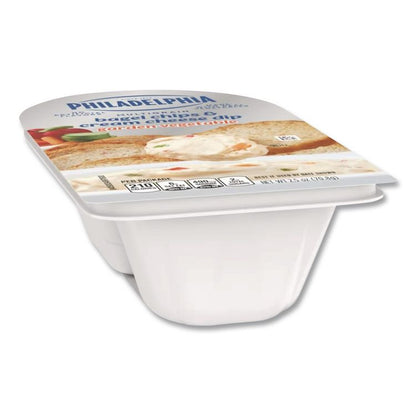 Multigrain Bagel Chips and Garden Vegetable Cream Cheese Dip, 2.5 oz, 5/Carton