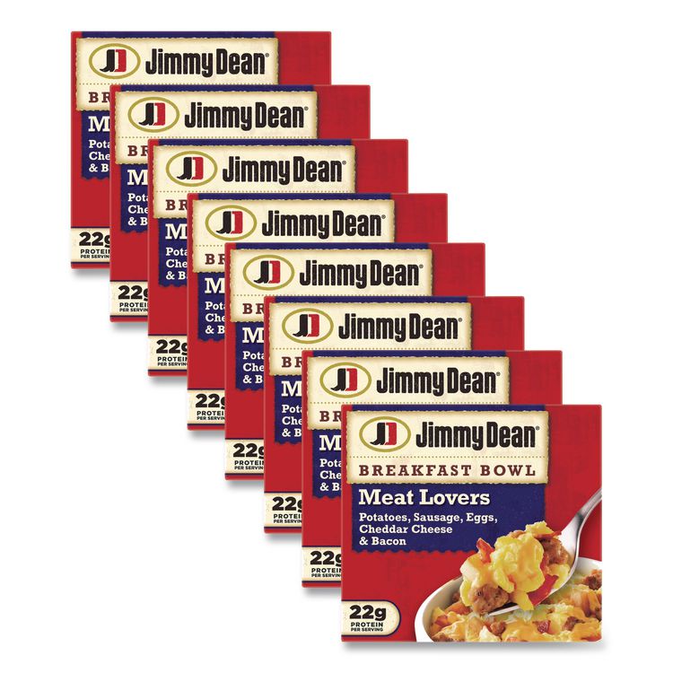 Breakfast Bowl Meat Lovers, 7 oz Bowl, 8/Carton