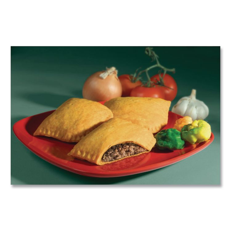Jamacian Style Spicy Beef Empanadas, 5 oz, 10/Carton
