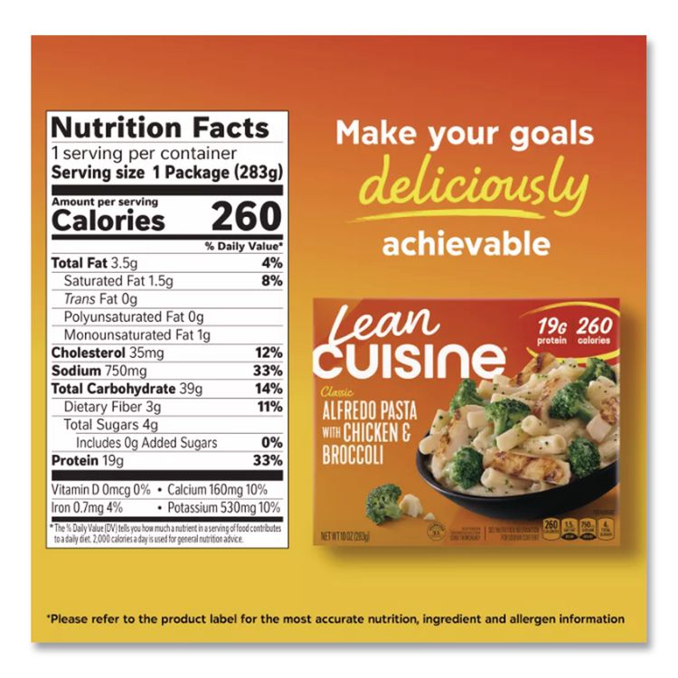 Favorites Alfredo Pasta with Chicken and Broccoli, 10 oz Box, 3 Boxes/Pack