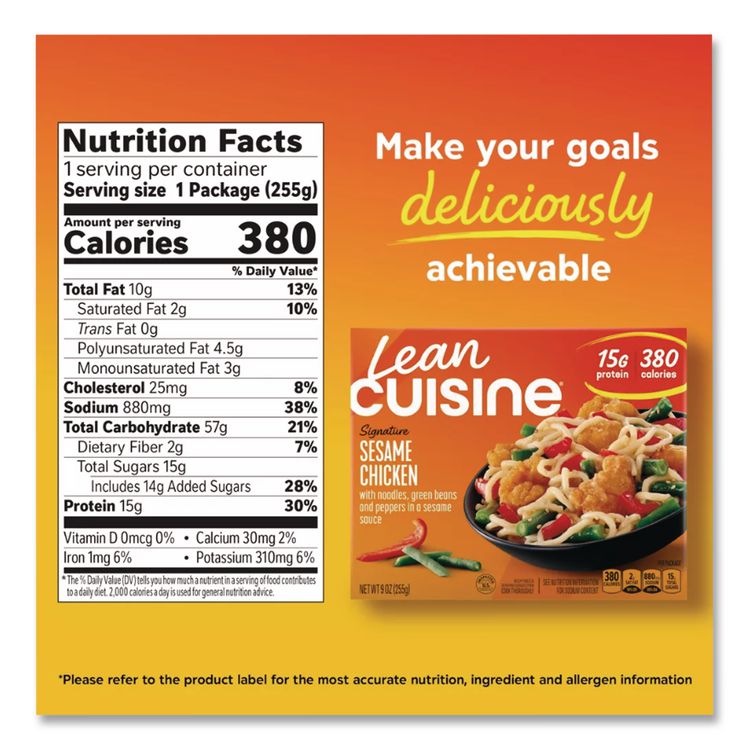 Marketplace Sesame Chicken, 9 oz Box, 3 Boxes/Pack