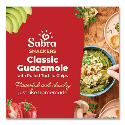 Grab and Go Guacamole with Tostitos Tortilla Chips, 2.8 oz Cup, 6 Cups/Pack