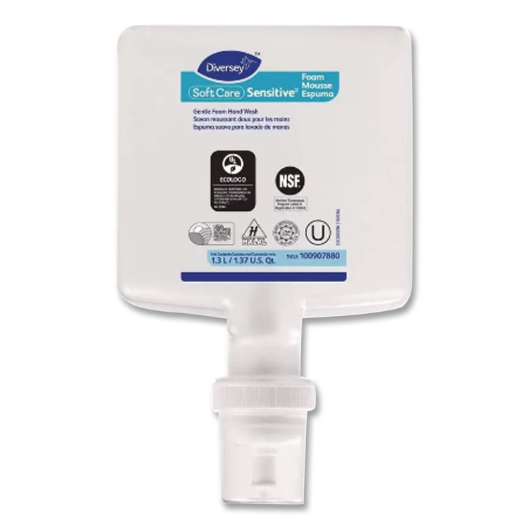 Soft Care Sensitive Foam Handwash Refill for IntelliCare Dispensers, Fragrance-Free, 1.3 L, 6/Carton
