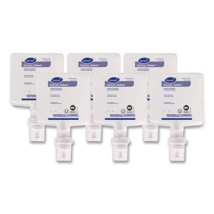 Soft Care Defend Handwash Refill for IntelliCare Dispensers, Fragrance-Free, 1.2 L, 6/Carton