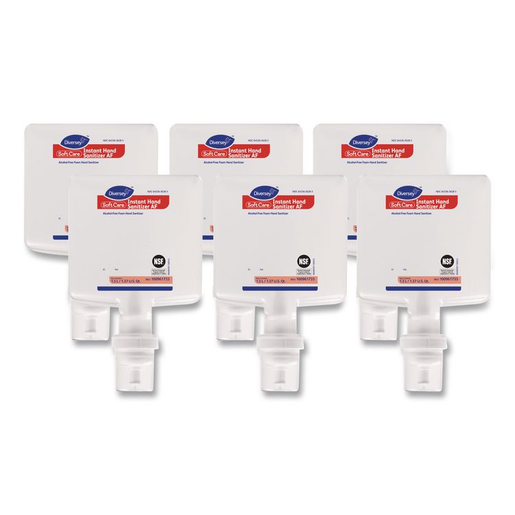 Soft Care Instant Gel Hand Sanitizer AF, 1,300 mL Cartridge, Fresh Scent, 6/Carton