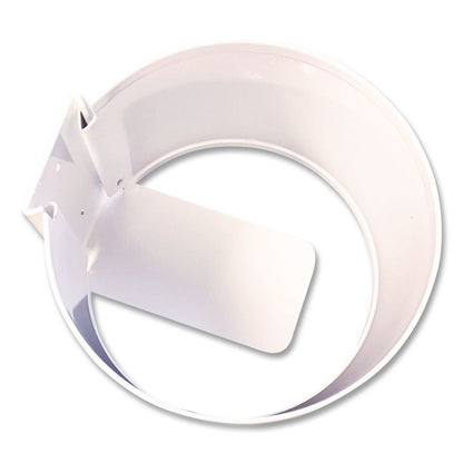 Wall Mount Holder, 6 x 6 x 4, White, 12/Carton