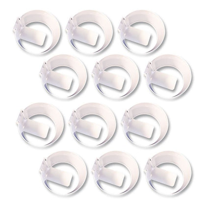 Wall Mount Holder, 6 x 6 x 4, White, 12/Carton