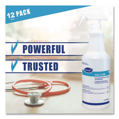 Virex II 256 Empty Spray Bottle, 32 oz, Clear, 12/Carton