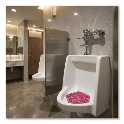 Anti-Splash Urinal Screen, Apple Cinnamon Scent, Red, 0.11 oz, 10/Box