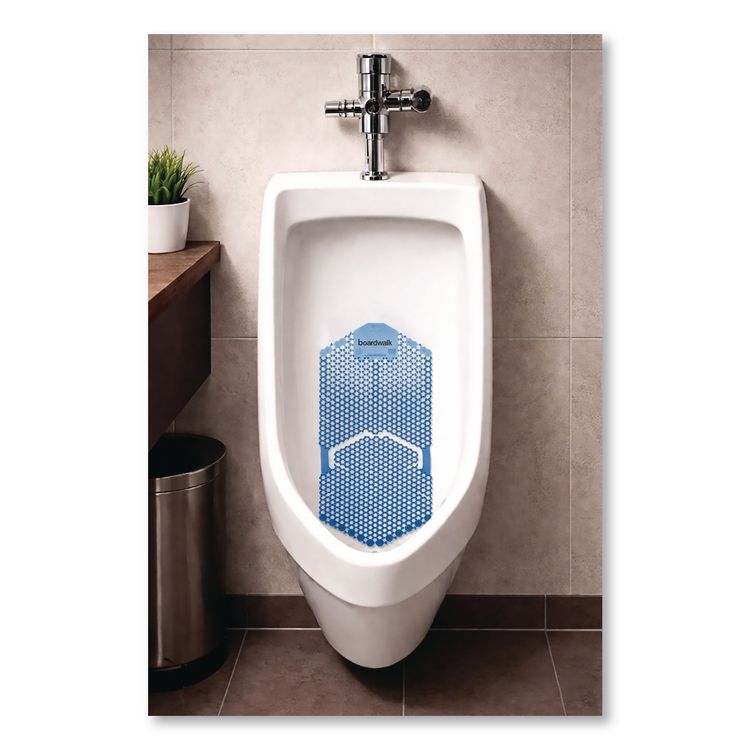 Vertical Urinal Screen, Cotton Blossom Scent, Blue, 5.22 oz, 6/Carton