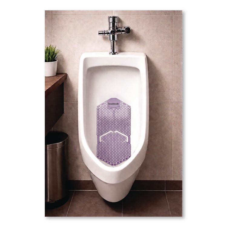 Vertical Urinal Screen, Lavender Scent, Purple, 5.22 oz, 6/Carton