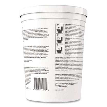 Crew Easy Paks Toilet Bowl Cleaner, Fresh Floral Scent, 0.5 oz Packet, 90 Packets/Tub