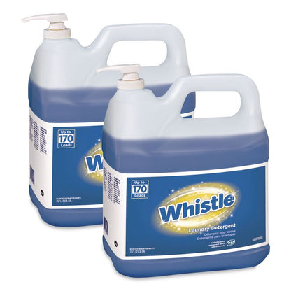 Whistle Laundry Detergent (HE), Floral Scent, 2 gal Bottle, 2/Carton