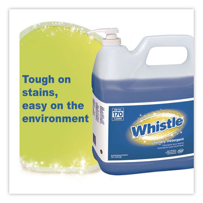 Whistle Laundry Detergent (HE), Floral Scent, 2 gal Bottle, 2/Carton