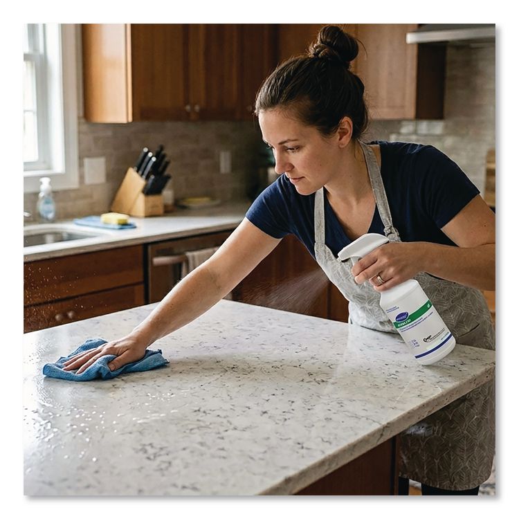 Alpha-HP Multi-Surface Disinfectant Cleaner Spray Bottle, 32 oz, White, 12/Carton