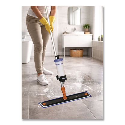 Pace 60 High Impact Cleaning Tool, 24" Microfiber Head, 60" Silver/Black/Red Aluminum/Plastic Handle