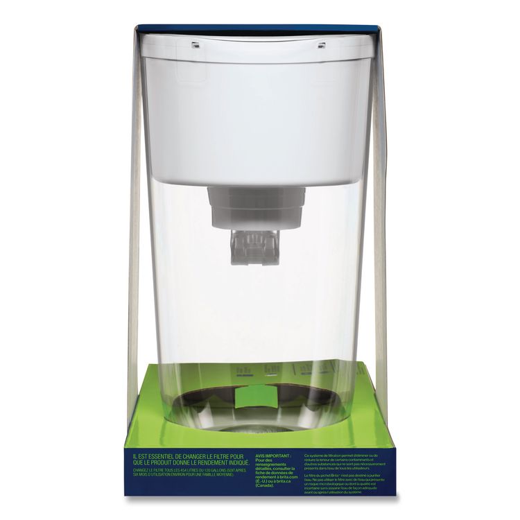 Tahoe Water Pitcher with Elite Filter, 10 Cups, Bright White, 2/Carton