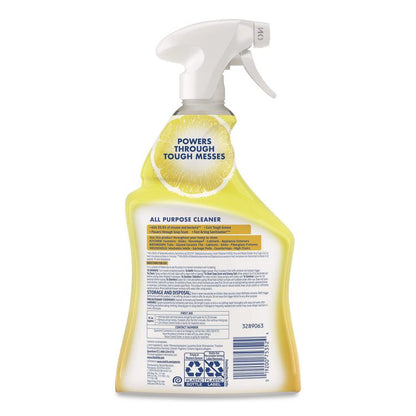 Ready-to-Use All-Purpose Cleaner, Lemon Breeze Scent, 32 oz Spray Bottle, 12/Carton