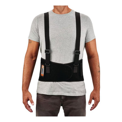 ProFlex 2000SF High-Performance Spandex Back Support Brace, Small, 25" to 30" Waist, Black