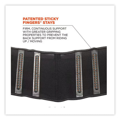 ProFlex 2000SF High-Performance Spandex Back Support Brace, Small, 25" to 30" Waist, Black