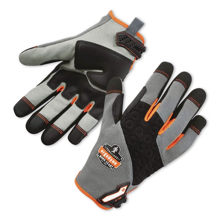 ProFlex 710 Heavy-Duty Utility Gloves, Medium, Gray, Pair