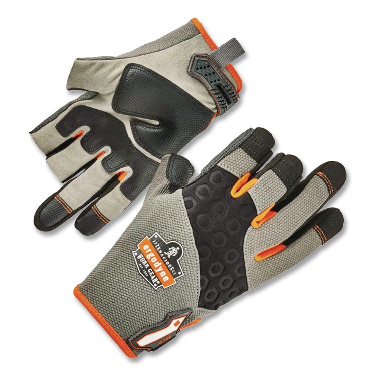 ProFlex 720 Heavy-Duty Framing Gloves, Small, Gray, Pair