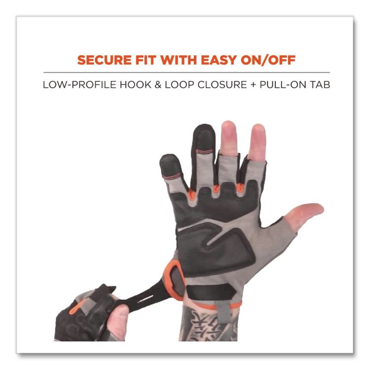 ProFlex 720 Heavy-Duty Framing Gloves, Small, Gray, Pair