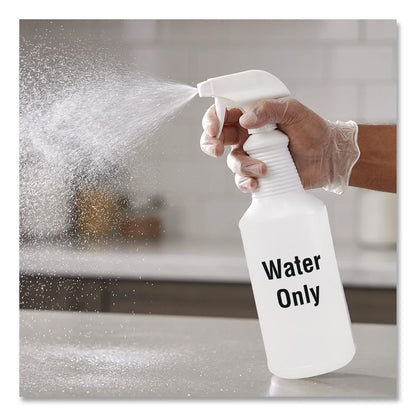 Water Only Spray Bottle, Clear, 32 oz, 12/Carton