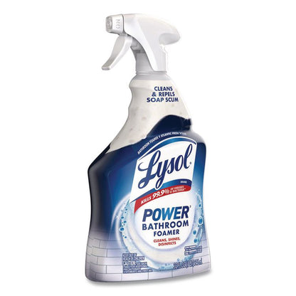Disinfectant Power Bathroom Foamer, Liquid, Atlantic Fresh Scent, 32 oz Spray Bottle