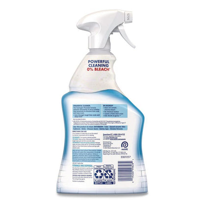 Bathroom Cleaner with Hydrogen Peroxide, Cool Spring Breeze Scent, 32 oz Trigger Spray Bottle, 12/Carton