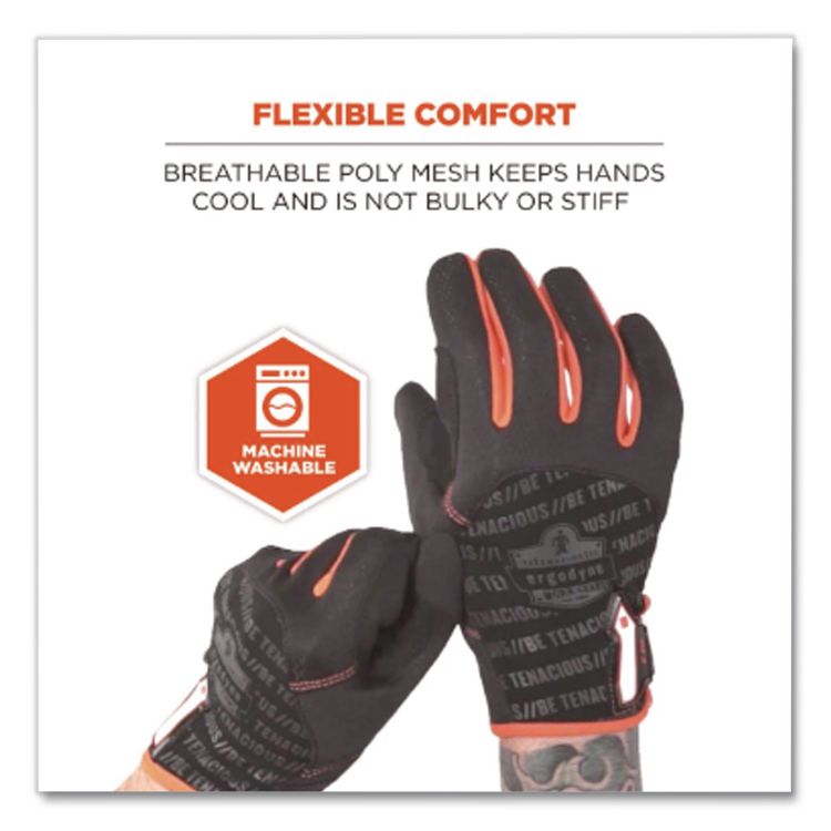 ProFlex 812 Standard Utility Gloves, X-Large, Black, Pair