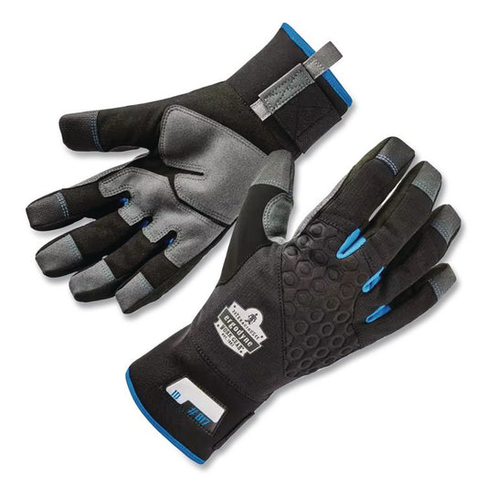 Proflex 817 Reinforced Thermal Utility Gloves, EN388: 3423X, Large, Black, Pair