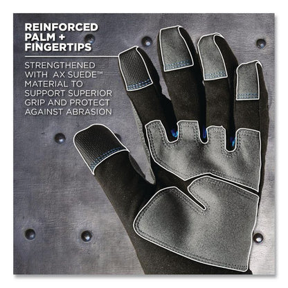 Proflex 817 Reinforced Thermal Utility Gloves, EN388: 3423X, 2X-Large, Black, Pair