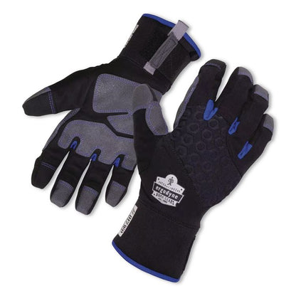 Proflex 817WP Reinforced Thermal Waterproof Utility Gloves, EN388: 3423X, Medium, Black, Pair