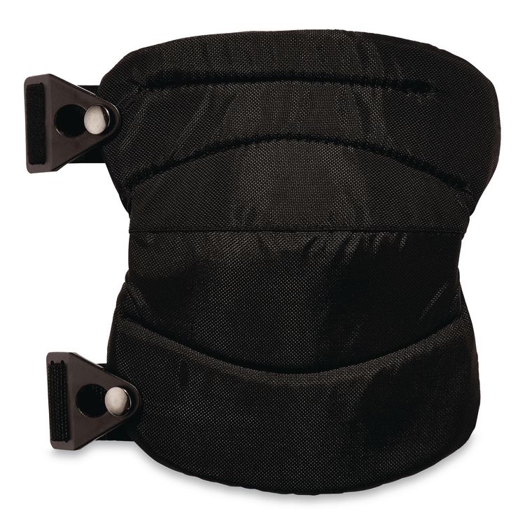 ProFlex 230 Wide Soft Cap Knee Pad, Buckle Closure, One Size Fits Most, Black
